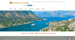 Desktop Screenshot of montenegrovacanze.it